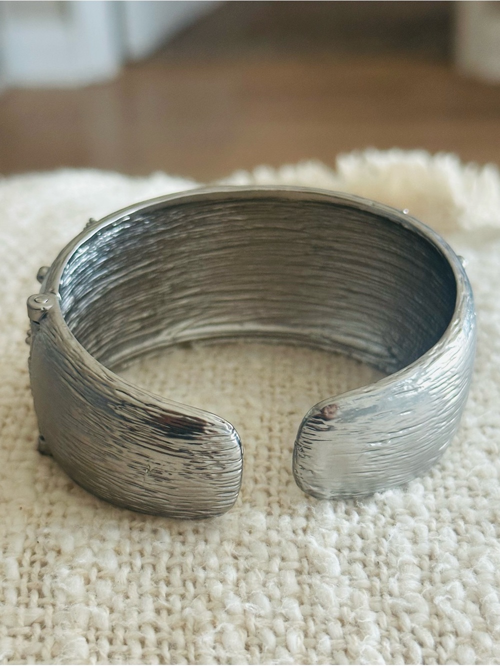 Matte Silver Cuff - Picture 3 of 5